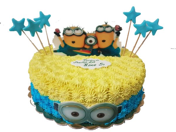 Торта миньоните, Cake minions №1