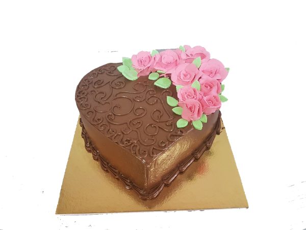 Торта Шоколадово сърце, Chocolate Heart Cake №67